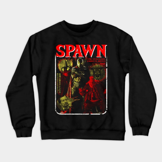 Spawn - Born In Darkness Crewneck Sweatshirt by WithinSanityClothing